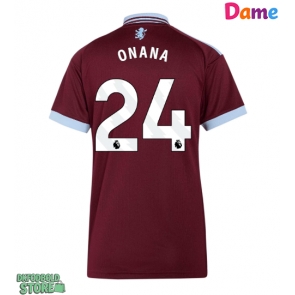 Aston Villa Amadou Onana #24 Replika Hjemmebanetrøje Dame 2026-27 Kortærmet